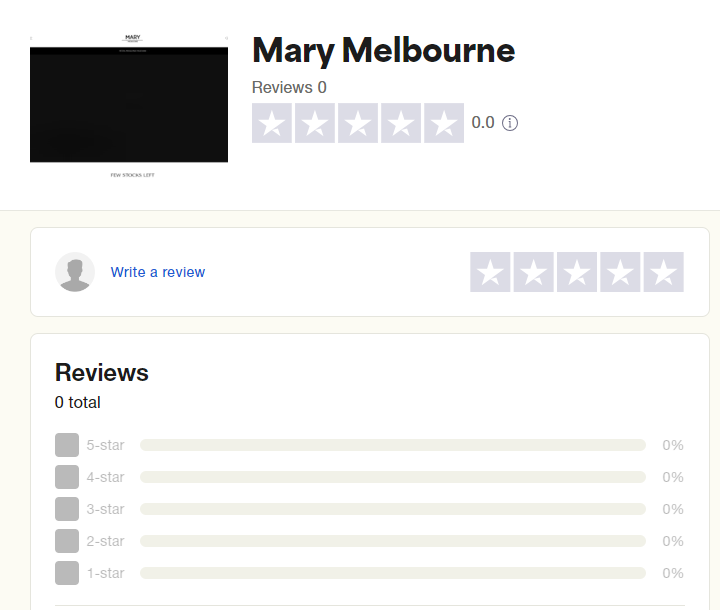 Mary Melbourne Customer Reviews
