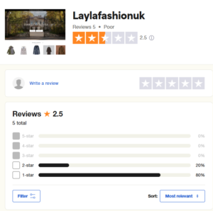 laylafashionuk.com user reviews